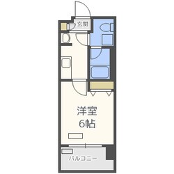 レオンコンフォート難波の物件間取画像